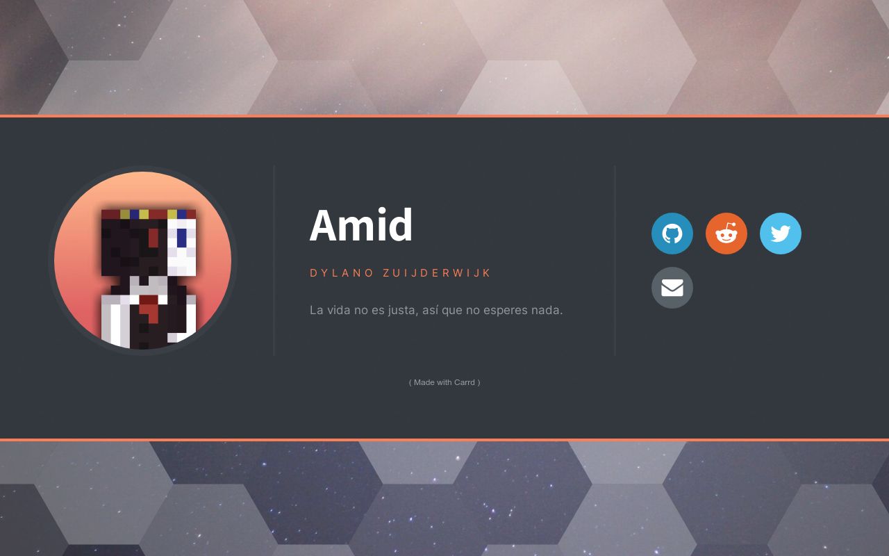 Carrd profile picture for @amid